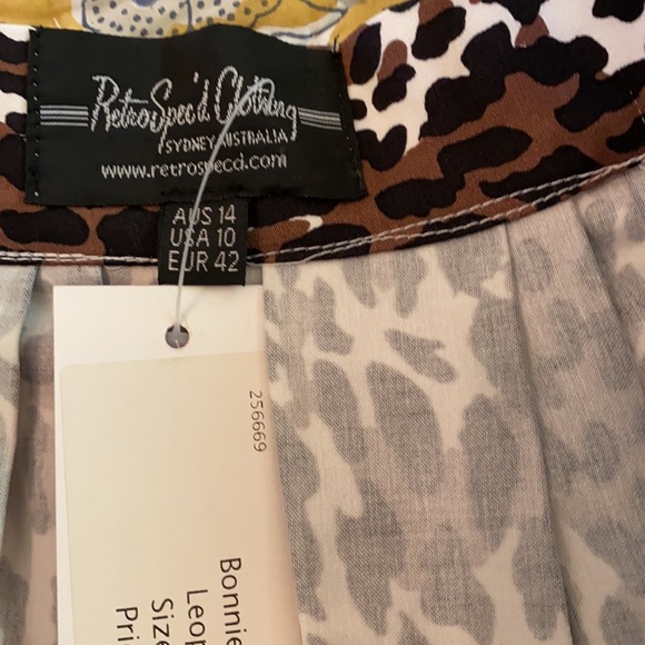Retrospec’d Bonnie skirt in leopard NWT Jul2420 - Picture 6 of 6